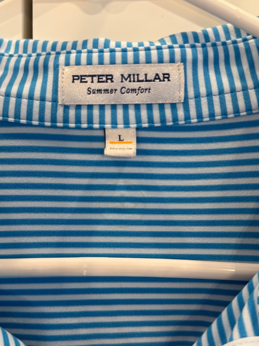 Peter Millar Men's golf polo, with Country Club logo Men's Large - Picture 2 of 7